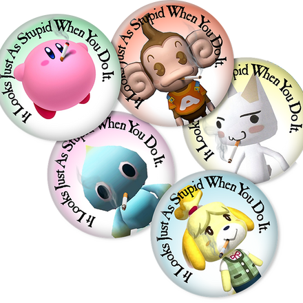 No Smoking Mystery Pin
